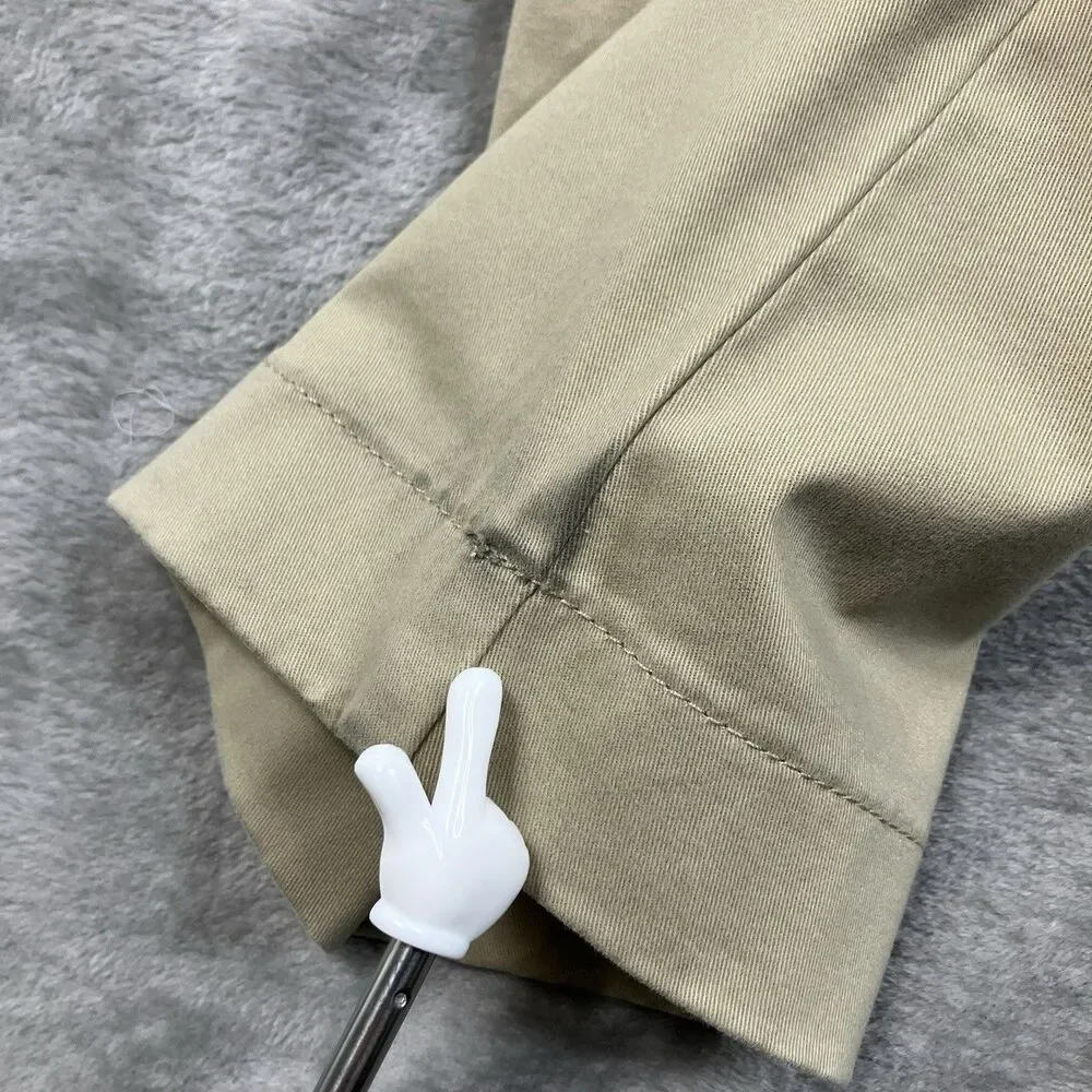 J Crew Chino Pants Mens 31x30 Khaki Stretch Slim TruTemp365 Lightweight CO402